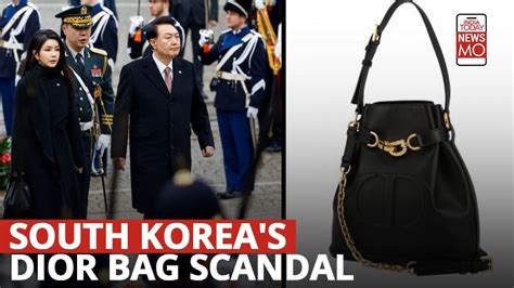 south korea's dior bag scandal|yoon seok yeol wife.